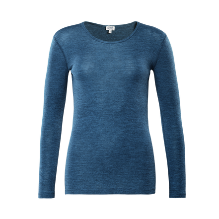Wool & Organic Cotton Long Sleeve T-Shirt: Women's