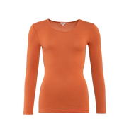 Wool & Organic Cotton Long Sleeve T-Shirt: Women's