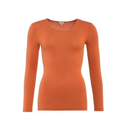 Wool & Organic Cotton Long Sleeve T-Shirt: Women's