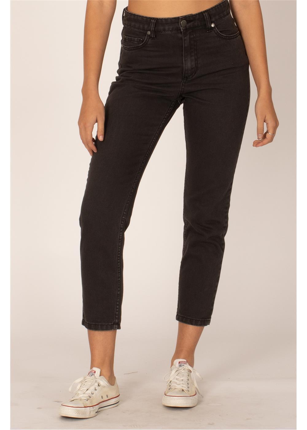 Sisstrevolution Watch Me Go Denim Wvn Pant