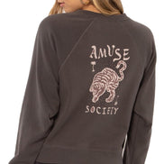 Amuse Society Wild me Knit pullover