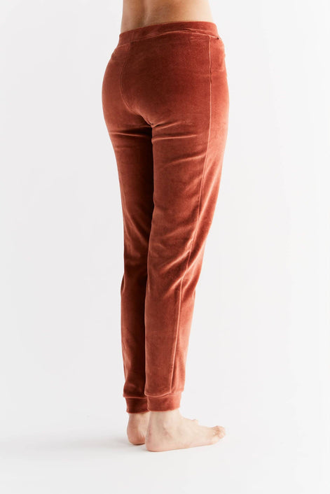 Organic Soft Fleece Cuffed Sweatpants: Women's