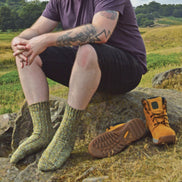 3 Pack Men's 100% Wool Socks with Reinforced Heel and Toe