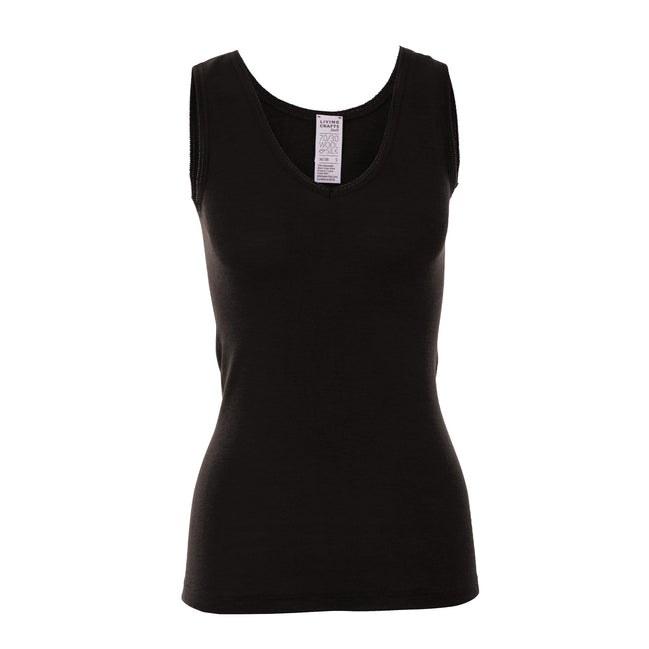 Organic Wool & Silk Vest: Women's