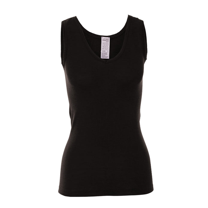 Organic Wool & Silk Vest: Women's