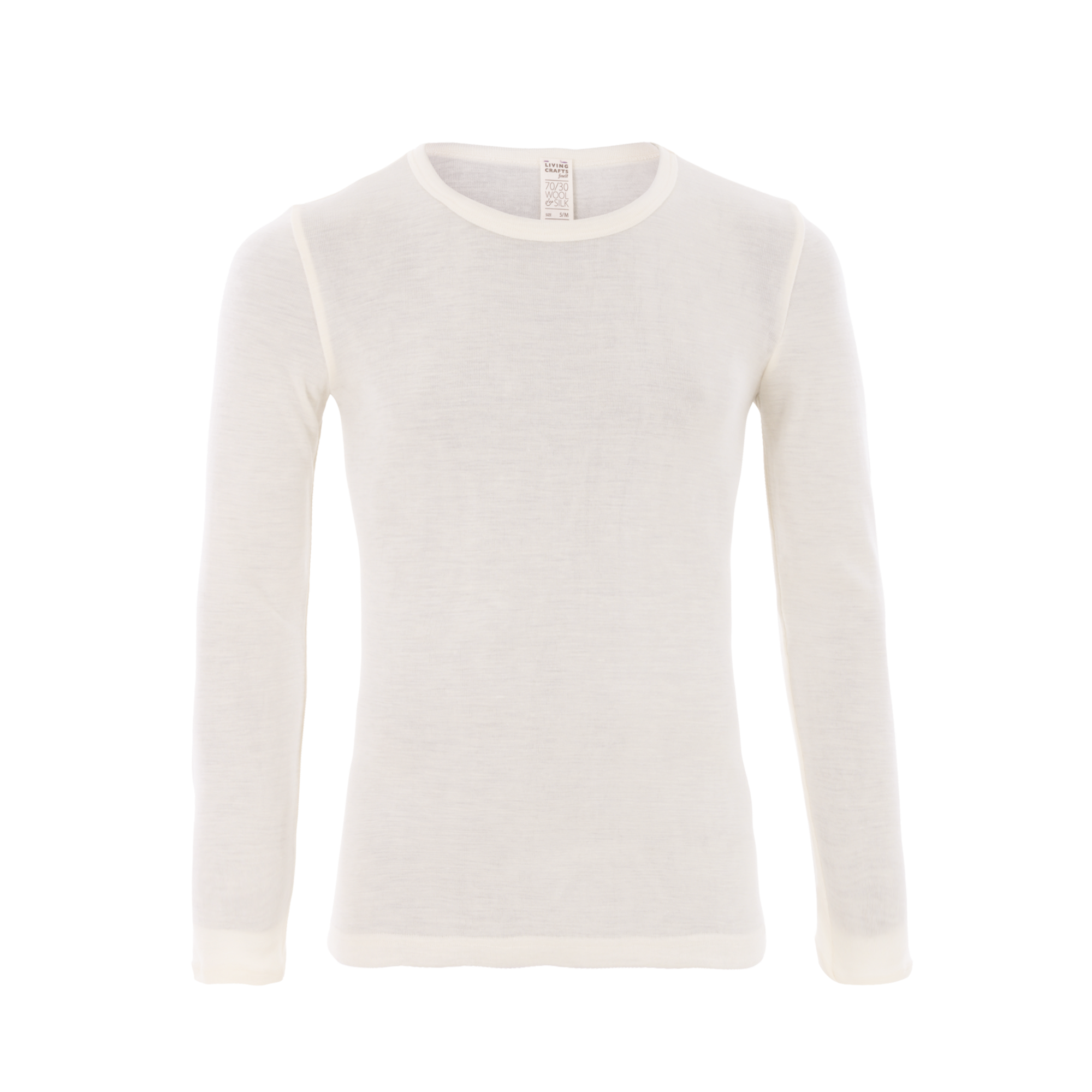 Organic Wool & Silk Long Sleeve T-Shirt: Men's