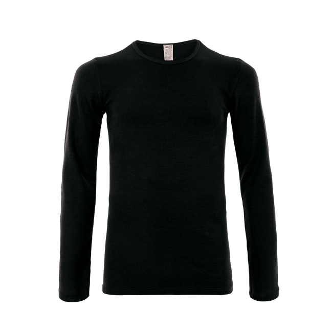 Organic Wool & Silk Long Sleeve T-Shirt: Men's