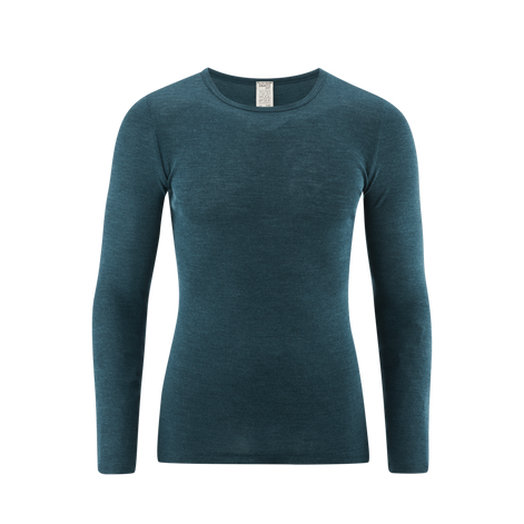 Organic Wool & Silk Long Sleeve T-shirt: Mens