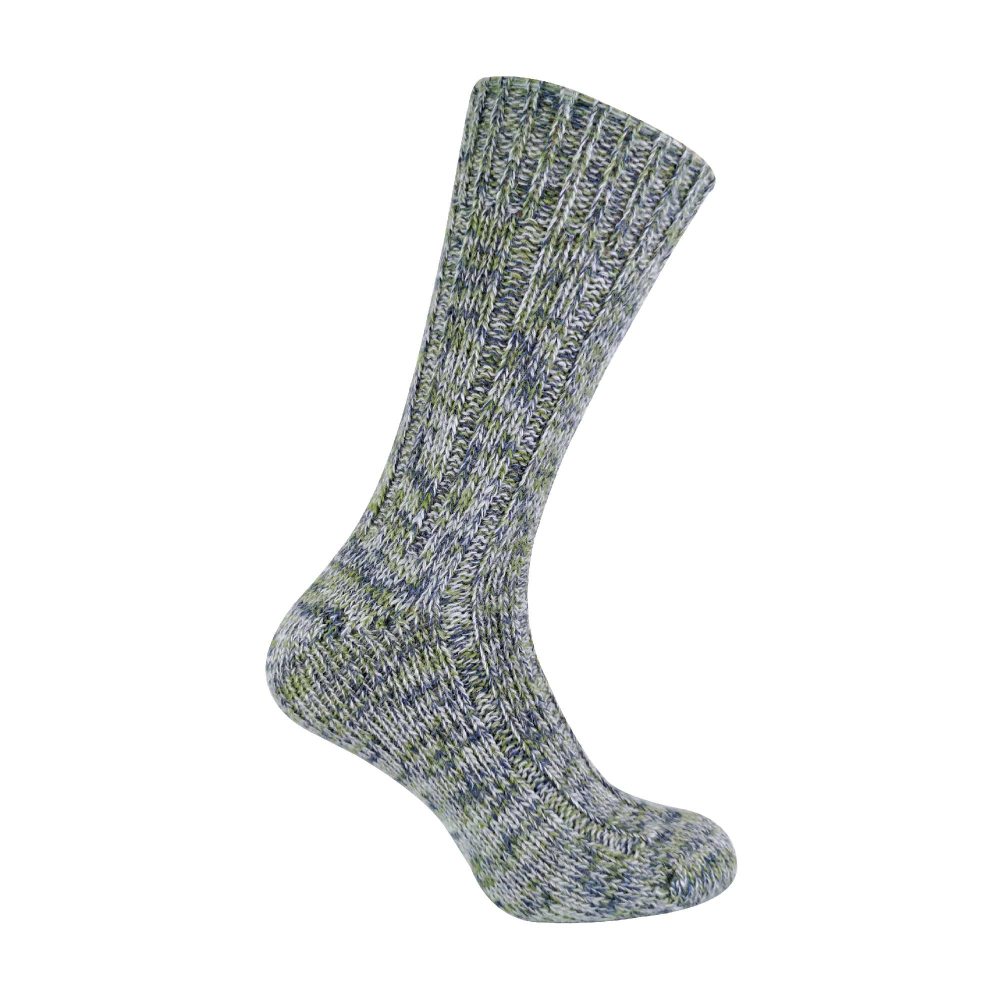 1 Pack Men's Thick Warm 100% Wool Hiking & Walking Socks