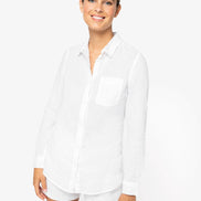 Linen Long Sleeve Shirt: Women's