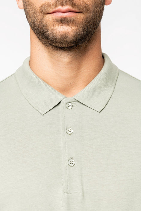 Organic Jersey Polo Shirt: Men's