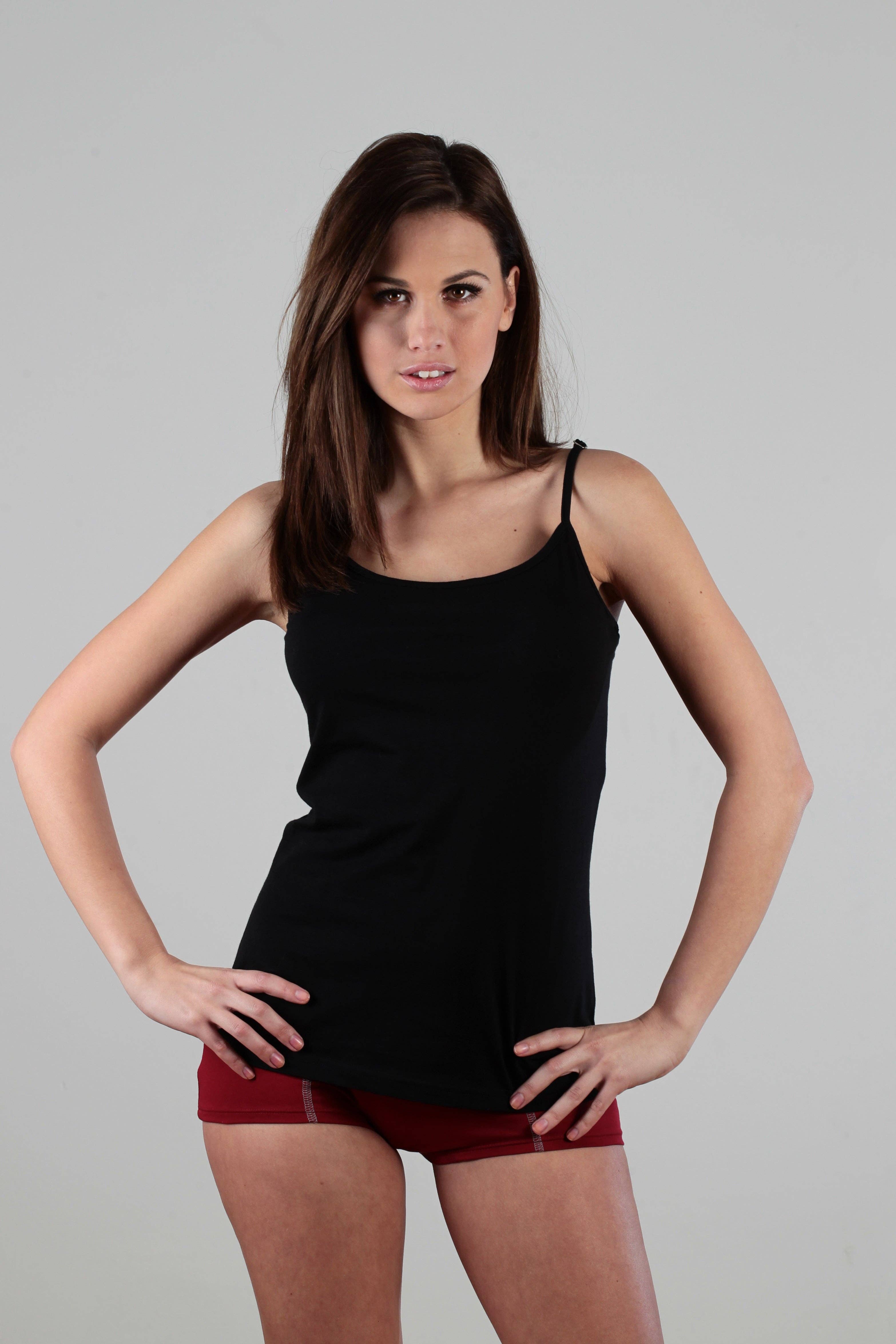 Organic Vest with Spaghetti Straps: Women's
