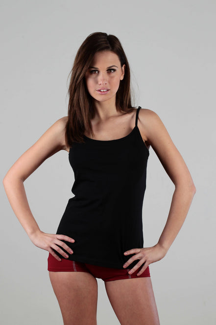 Organic Vest with Spaghetti Straps: Women's