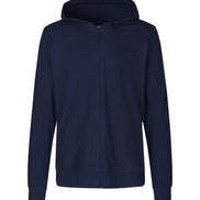 Fairtrade Organic Zipped T-Shirt Hoodie: Unisex