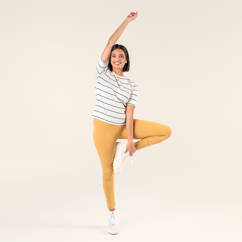 Organic Cotton Stretch Leggings: Women's
