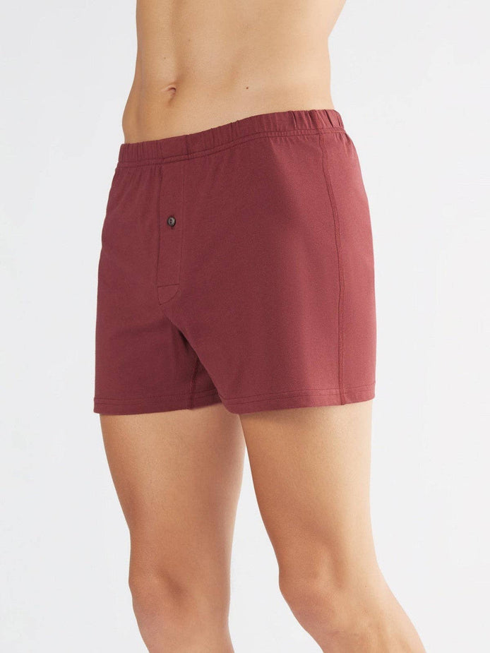 Organic Boxer Shorts with Button: Men's