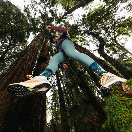 Ladies Merino Wool Animal Patterned Hiking Boot Socks