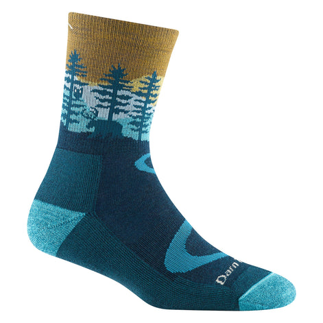 Ladies Northwoods Micro Crew Patterned Cushioned Hiking Socks