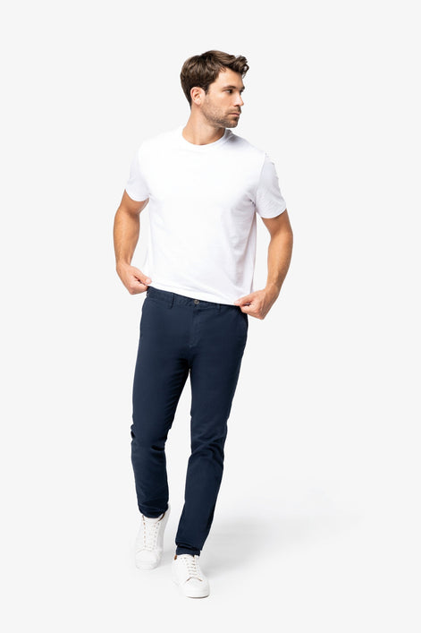 Organic Cotton Chino Trousers: Men's