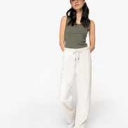 Organic Cotton Ribbed Tank Top: Womens