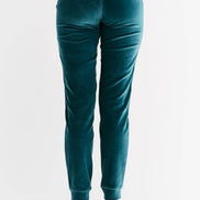 Organic Soft Fleece Cuffed Sweatpants: Women's