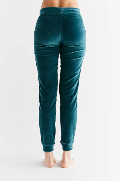 Organic Soft Fleece Cuffed Sweatpants: Women's