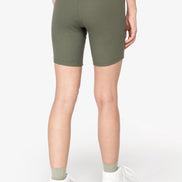 Organic Cotton Ribbed Shorts: Womens