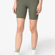 Organic Cotton Ribbed Shorts: Womens