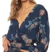 Amuse society Night moves L/S woven top