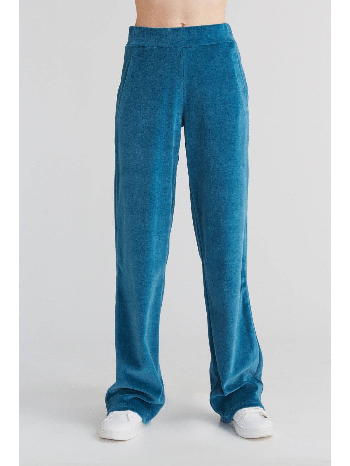 Organic Soft Fleece Straight Cut Sweatpants: Women's