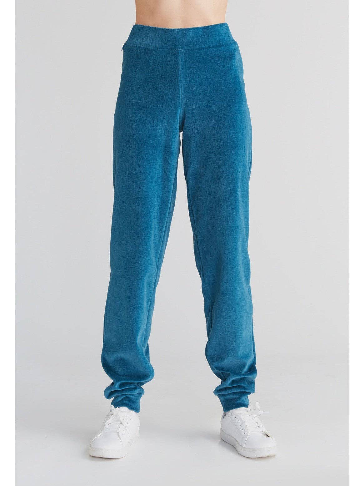 Organic Soft Fleece Cuffed Sweatpants: Women's