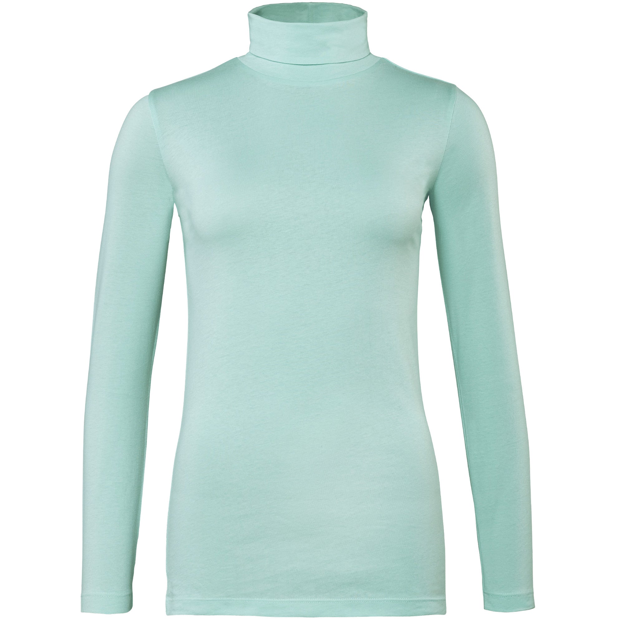 Organic Cotton Turtleneck T-Shirt: Women's