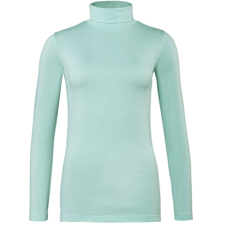 Organic Cotton Turtleneck T-Shirt: Women's