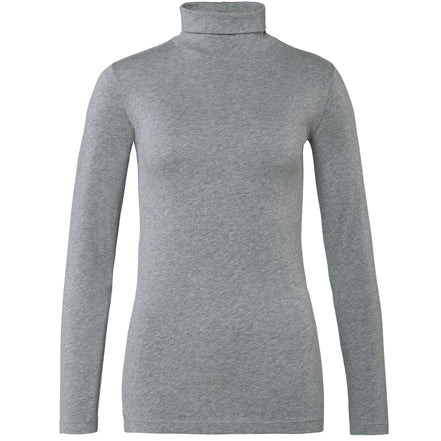 Organic Cotton Turtleneck T-Shirt: Women's