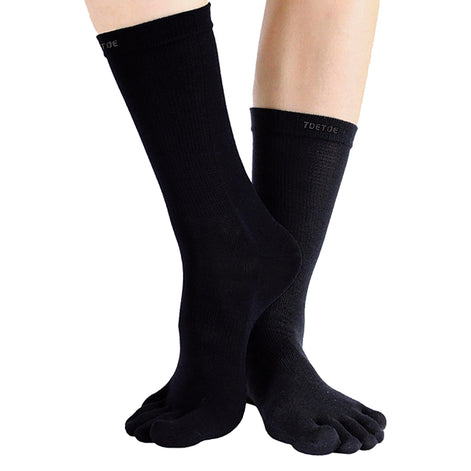 1 Pack Mens & Ladies Outdoor Wool Mid Calf Toe Socks