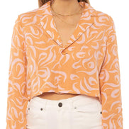 Amuse society Faye woven top