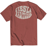 Vissla Raditude Organic Tee - Rusty Red