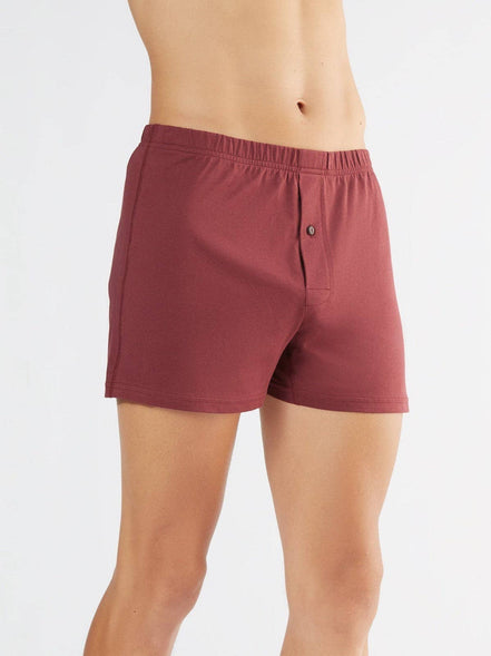 Organic Boxer Shorts with Button: Men's