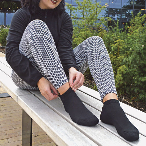 Mens Bamboo / Organic Cotton Low Cut Trainer Socks (Multipack Options)