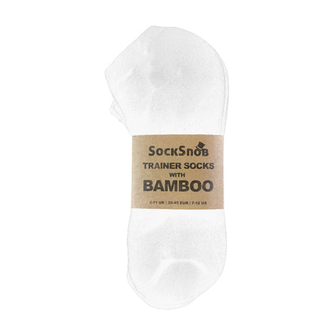 Mens Bamboo / Organic Cotton Low Cut Trainer Socks (Multipack Options)