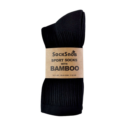 Mens Bamboo / Organic Cotton Running Sport Socks (Multipack Options)