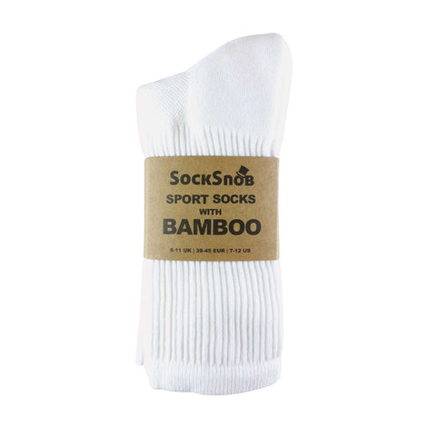 Mens Bamboo / Organic Cotton Running Sport Socks (Multipack Options)