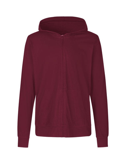 Fairtrade Organic Zipped T-Shirt Hoodie: Unisex