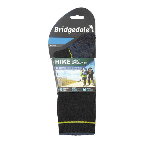 1 Pack Men's Hiking Lightweight T2 Coolmax Boot Socks