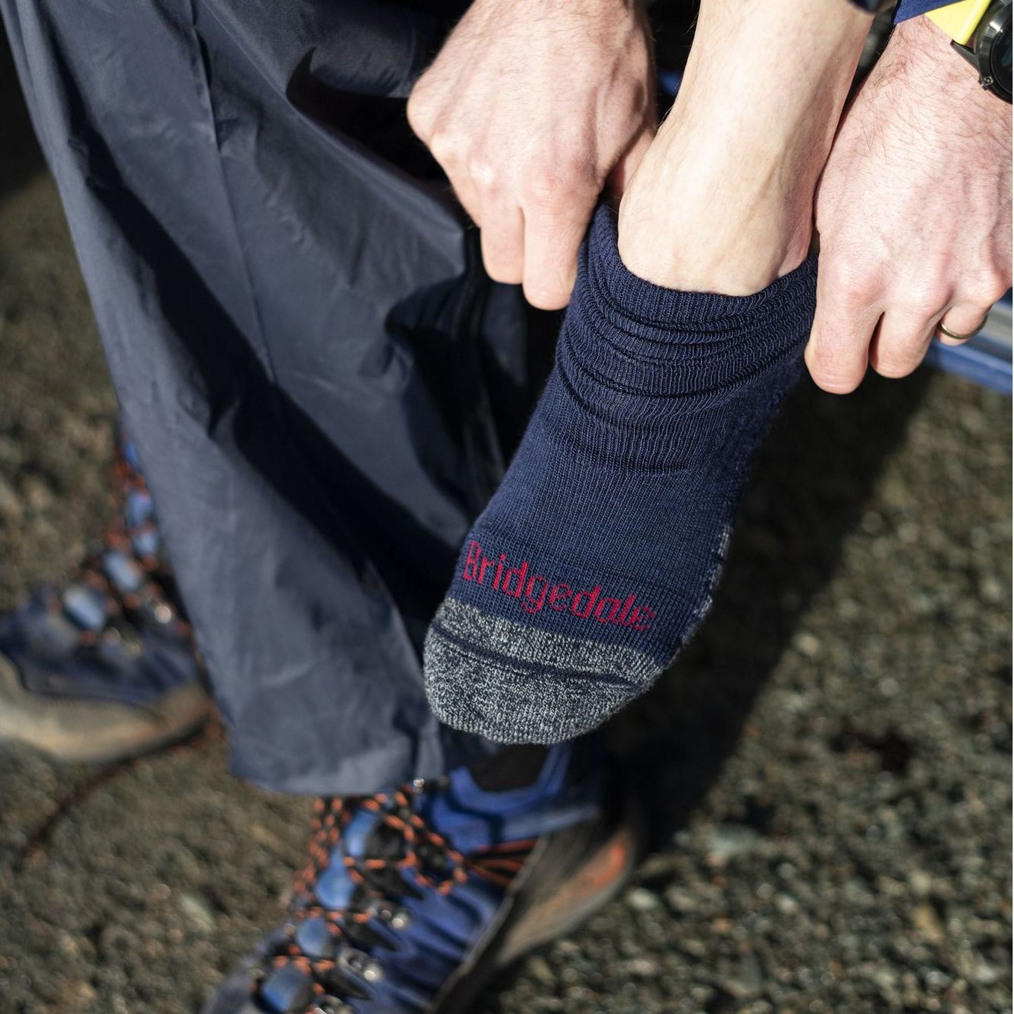 1 Pack Men's Heavyweight Merino Wool Boot Socks