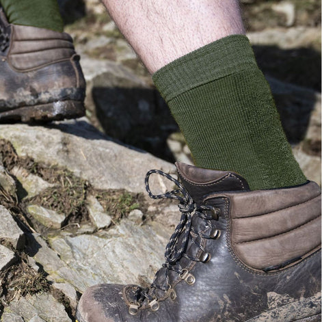 1 Pack Men's Heavyweight Merino Wool Boot Socks