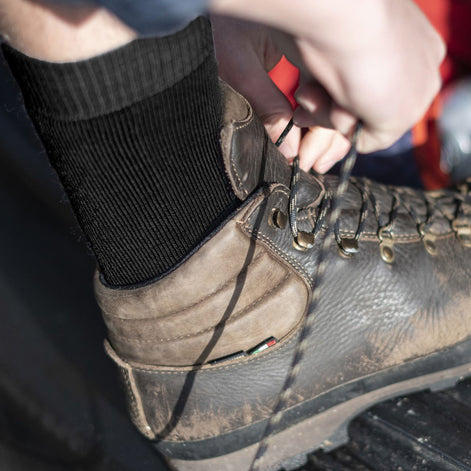 1 Pack Men's Heavyweight Merino Wool Boot Socks