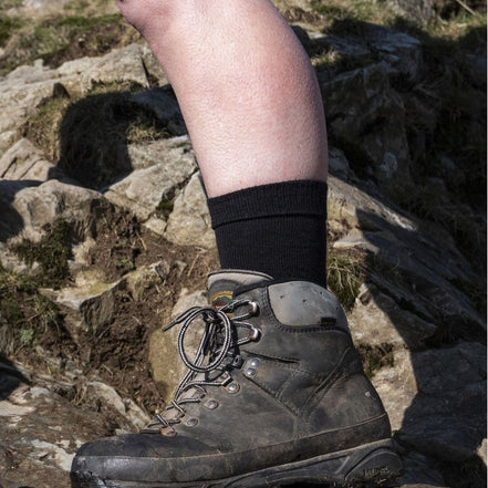 1 Pack Men's Heavyweight Merino Wool Boot Socks