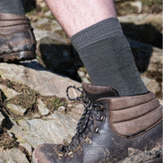 1 Pack Men's Hiking Lightweight Merino Wool Boot Socks