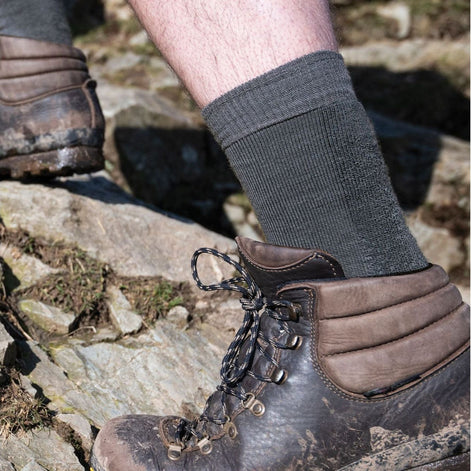 1 Pack Men's Hiking Lightweight Merino Wool Boot Socks